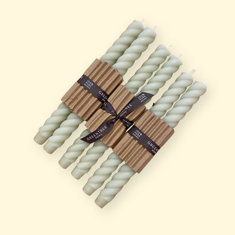 10" Rope Taper Candles