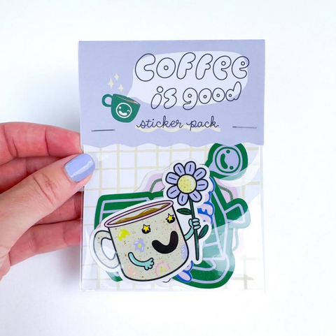 COFFEE IS GOOD! Vinyl Sticker Pack