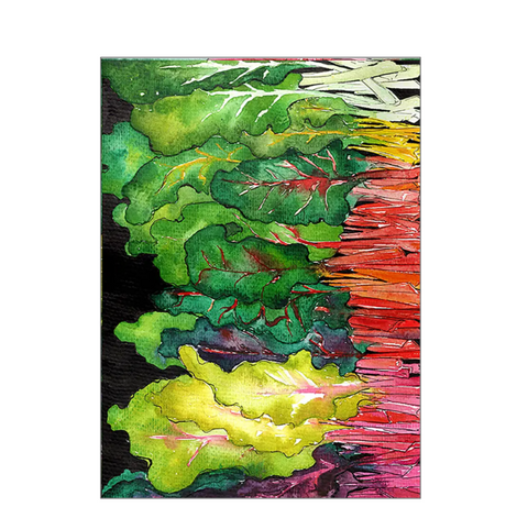 Rainbow Swiss Chard Print