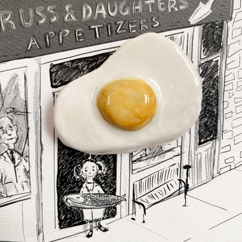 Sunny Side Up Egg Magnet