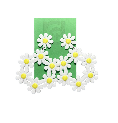 Daisy Me Rollin' 3D Printed Earrings