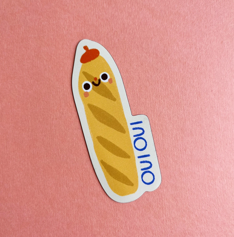 Beret Baguette Magnet