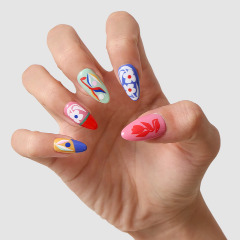 FLORAL GLAM Press-On Nail Kit