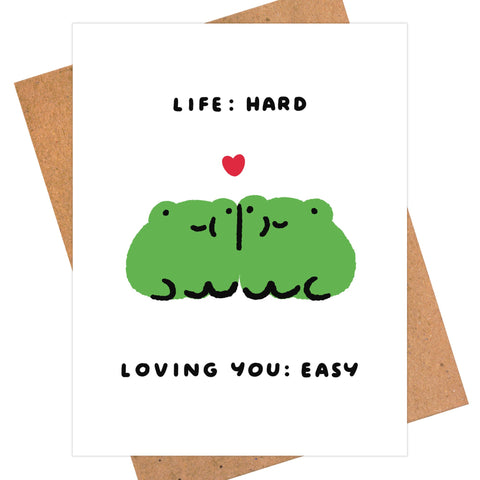 Loving You Is Easy Card