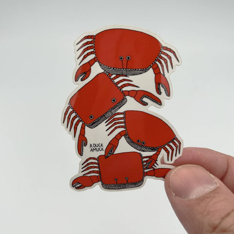 Pile of Crabs Sticker