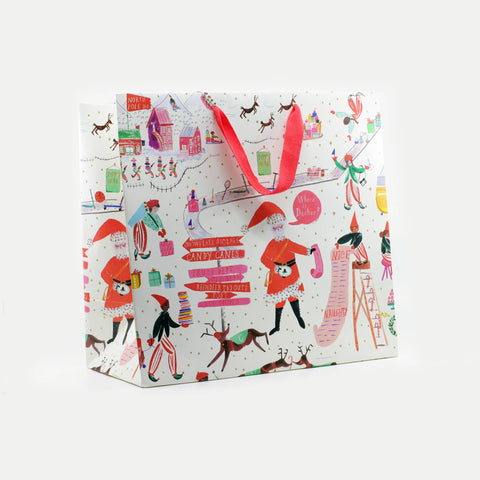 North Pole Headquarters Gift Bag