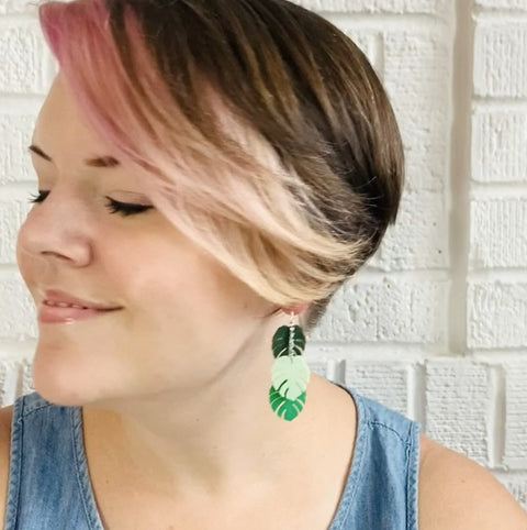 You've Got A Frond In Me 3D Printed Earrings