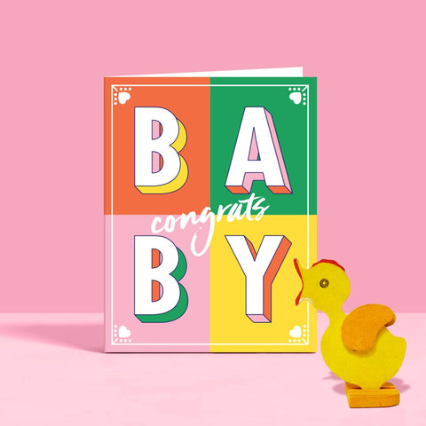 Congrats Baby Greeting Card