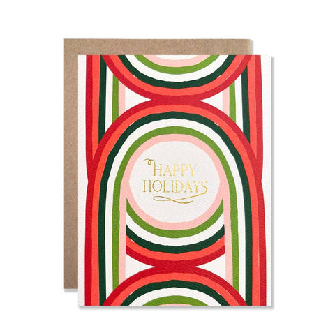 Happy Holiday Arches Card