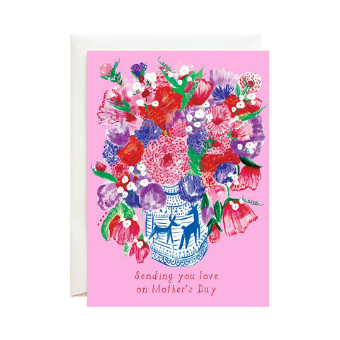 Mom's Bouquet Card