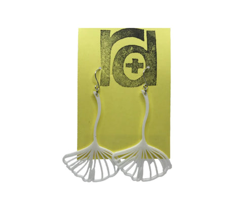 Ginkgoing My Way 3D Printed Earrings