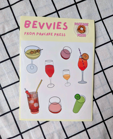 Bevvies Sticker Sheet