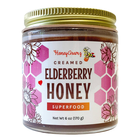 Creamed Elderberry Honey