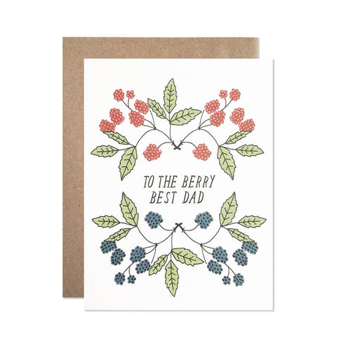 Berry Best Dad Card