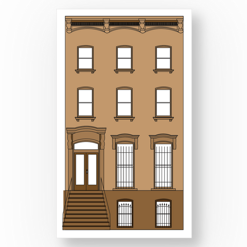 Brownstone Sticker