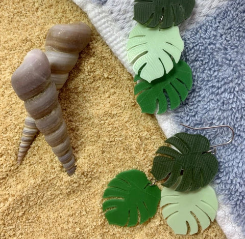 You've Got A Frond In Me 3D Printed Earrings